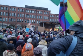 Zuschauer Kundgebung