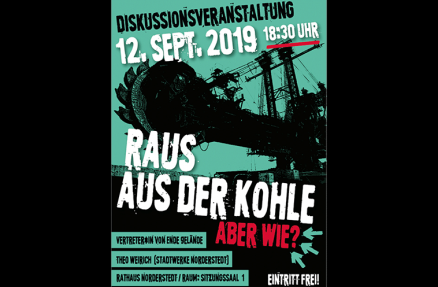 Flyer Raus aus der Kohle Flyer Raus aus der Kohle