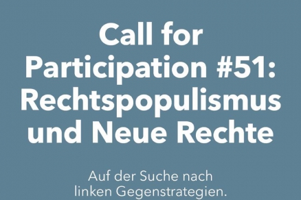 Call for Participation: Rechtspopulismus und Neue Rechte