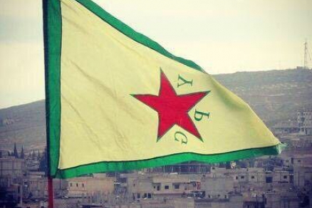 eine der verbotenen Fahnen